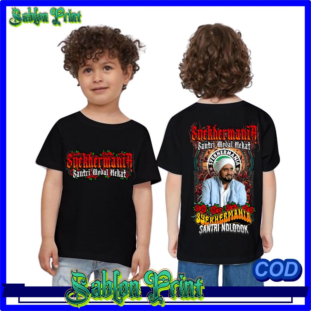 kaos anak santri modal nekat bahan lembut dan nyaman premium high quality