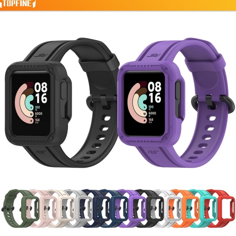 ART N16R Armor Strap For Redmi Watch 21 with Bumper Case Rugged Bands Protector for Redmi Watch 2 1 