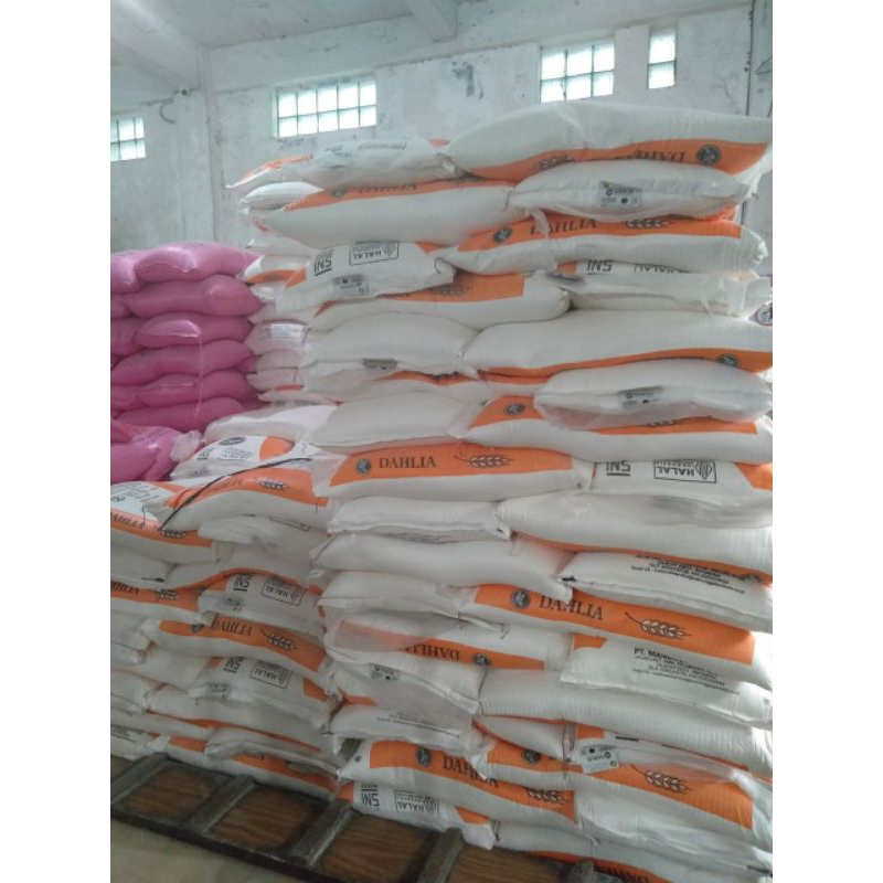 

TERMURAH! Grosir Tepung Terigu 25kg Dahlia Murah Harga Pabrik
