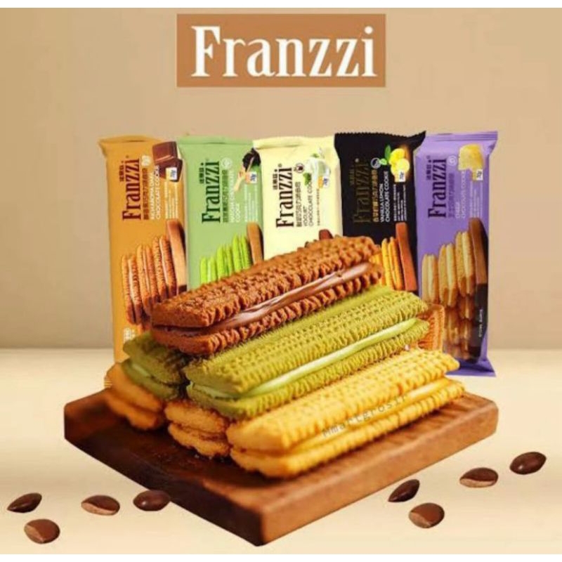 

Franzzi Sunssi Cookies / Kukis Biskuit Rasa Cokelat Dengan Krim Rasa 70g