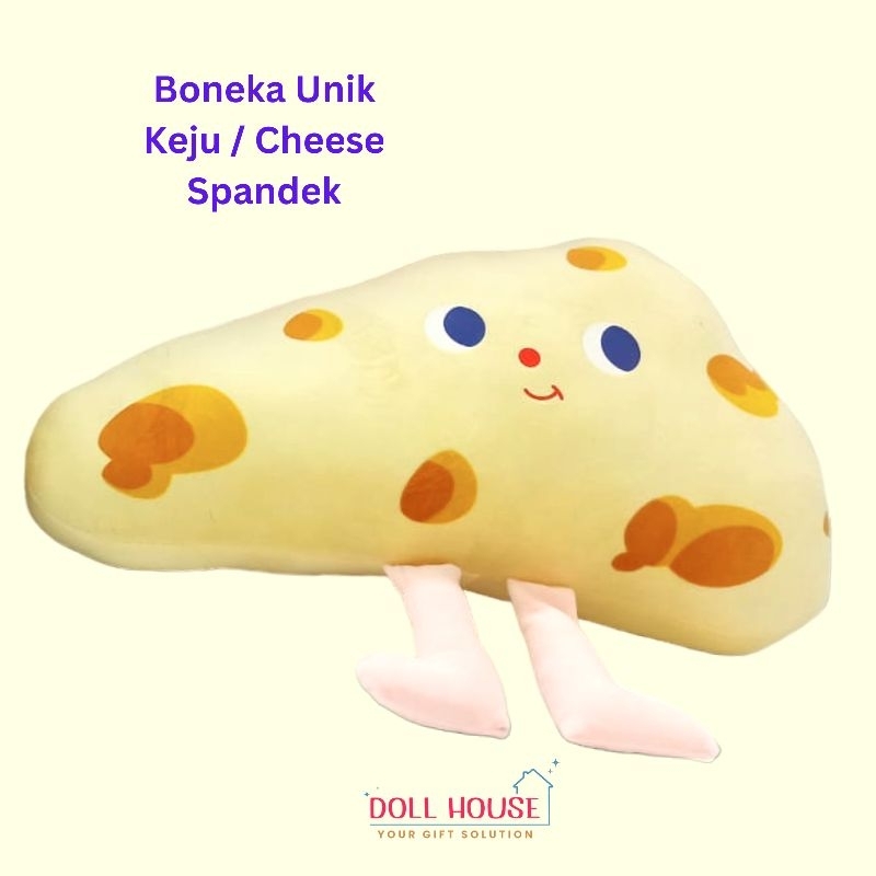 Boneka Keju / Boneka Cheese / Boneka Unik Keju / Boneka Viral