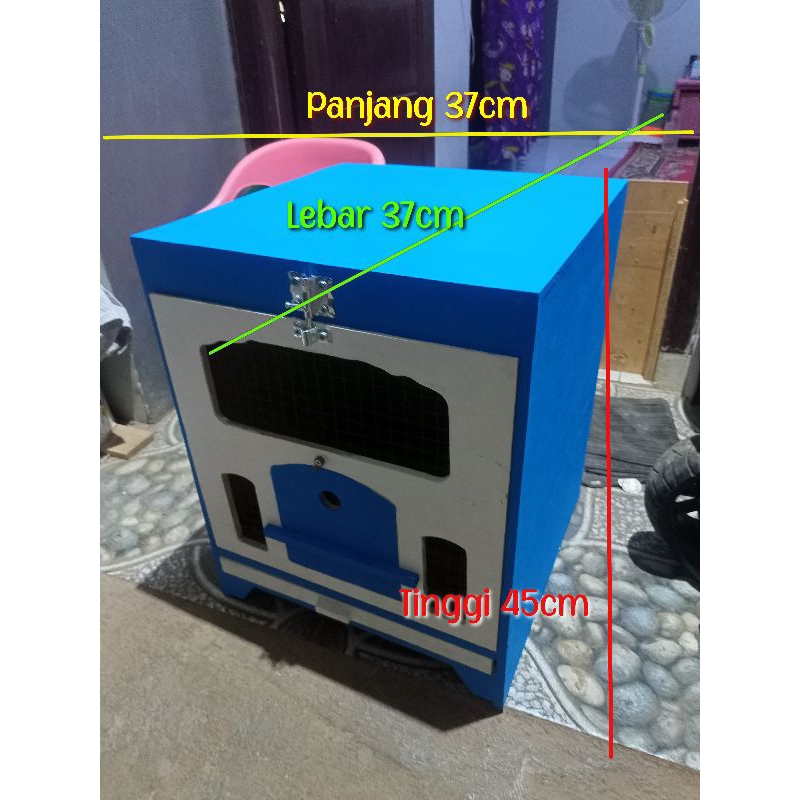 KANDANG MERPATI GUPON SEMI MACAN RAM WARNA UKURAN 1PC T45*P37*L37CM PEMBELIAN 1PC HARGA NORMAL 150.0