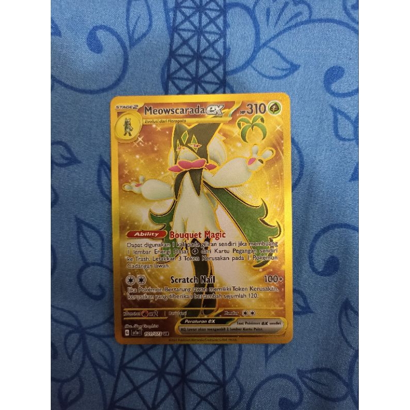 kartu pokemon meowscarada ex UR