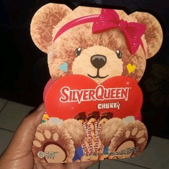 

Silver Queen Beruang Valentine Chocolate Bear Blackpink Photocard