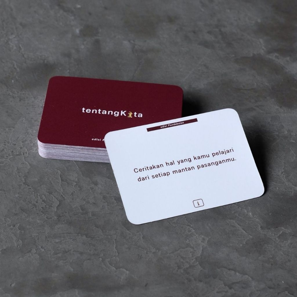 Permainan Kartu Tentang Kita Edisi Pendekatan Game Card Kartu Pertanyaan Deep Talk
