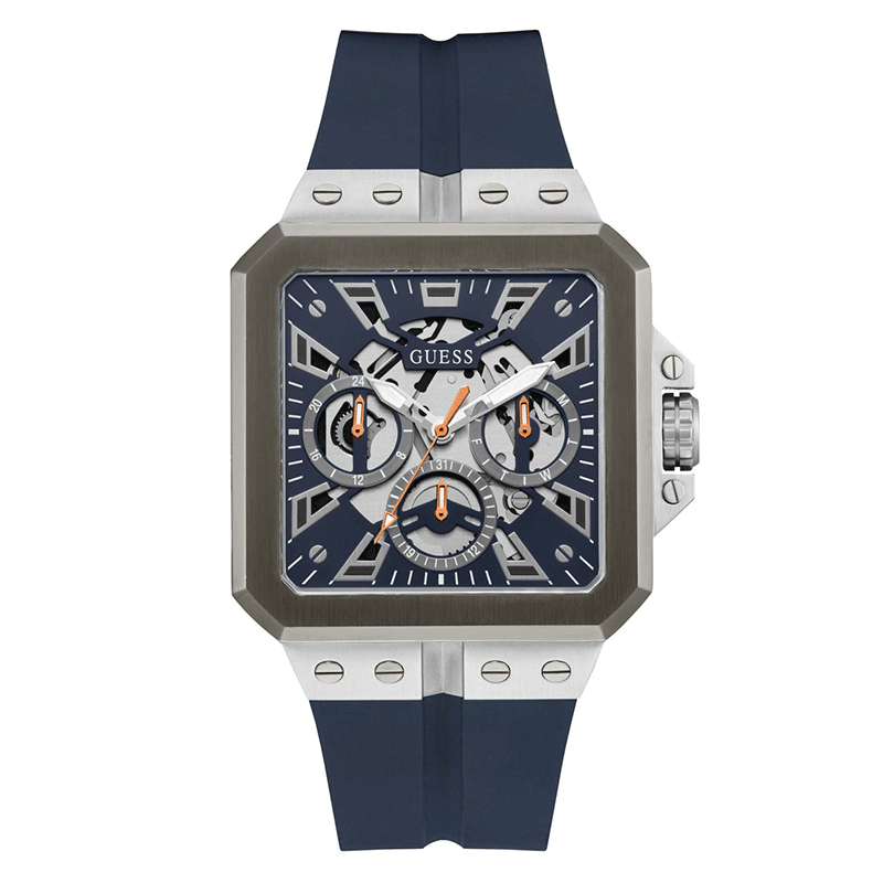 GUESS Gents Watch LEO Navy 2 Tone - GW0637G1