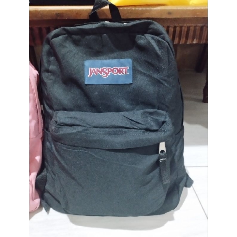Tas Ransel Jansport Hitam Pekat Original