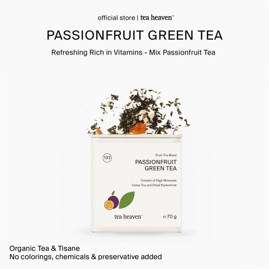 

Passionfruit Green Tea Teh Hijau Buah Premium Cafe Artisan Tea Heaven