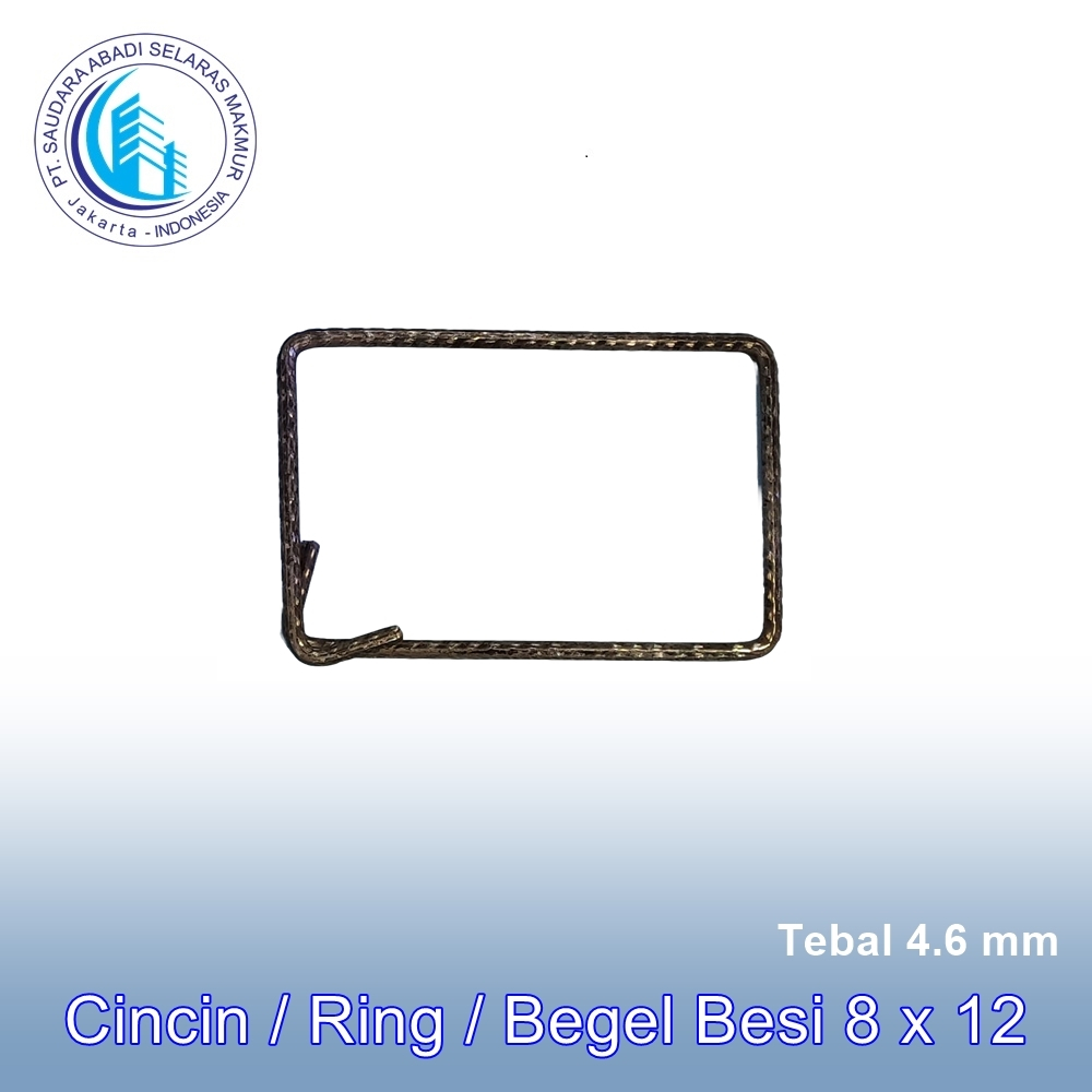 Cincin Ring Begel Besi 8 x 12