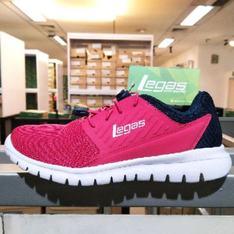 Sepatu League Legas Wanita Pink Freedom La W Running Shoes Wanita Original promo murah