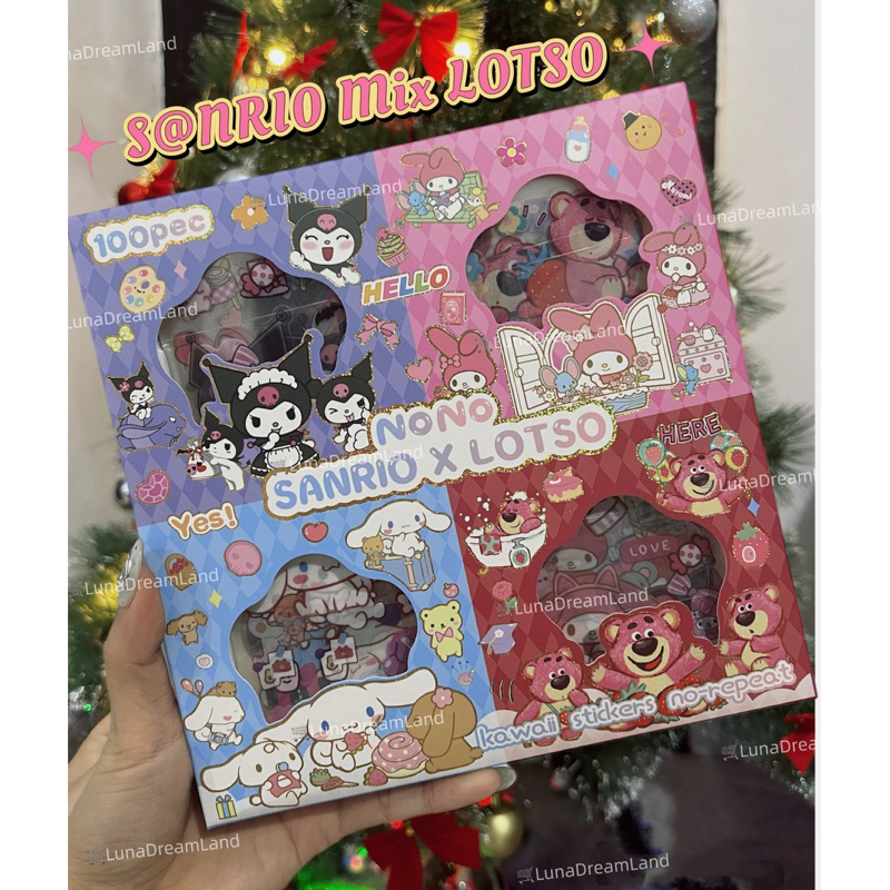 

Sticker SANRIO Mix LOTSO 100 Lembar