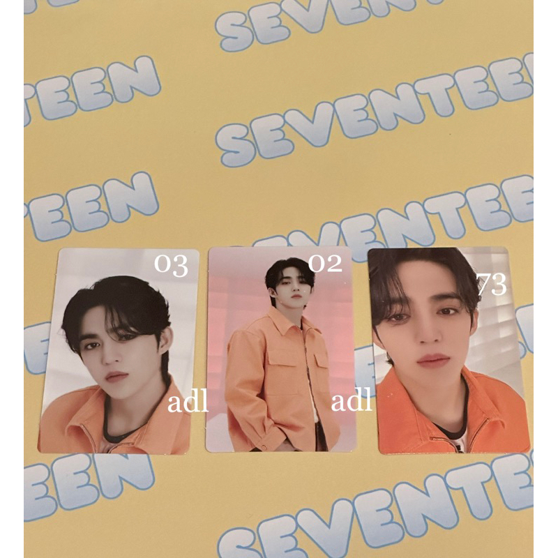 [Ready Stock]TC TRADING CARD SEVENTEEN FOLLOW TOUR JAPAN/ SEOUL Scoups  Jeonghan Woozi Mingyu Dino D