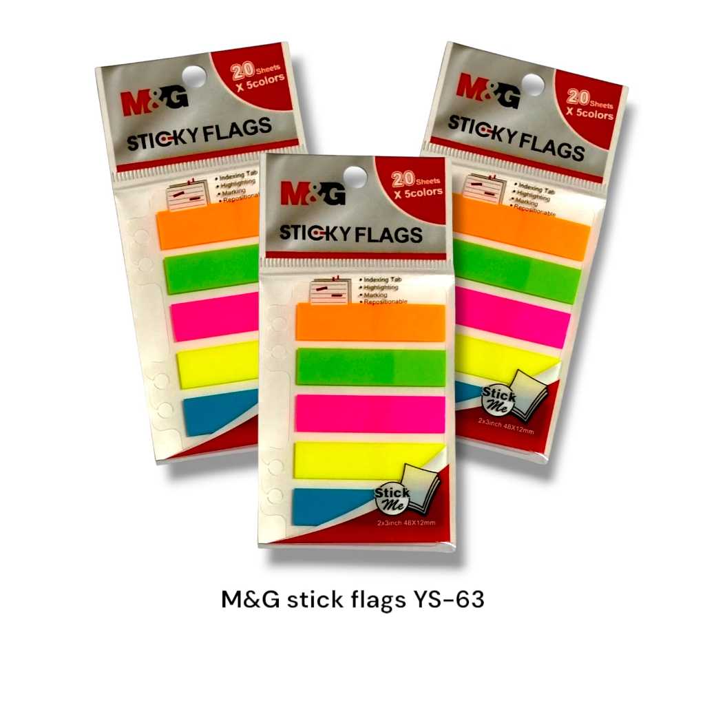 

Sticky Notes Indexer Plastik 5 Warna M&G Page Marker Flags Penanda Halaman