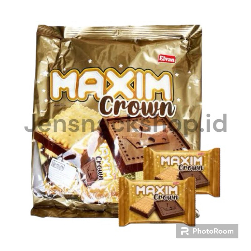 

Biskuit Coklat Turki // Elvan Maxim Crown Chocolate Biscuit isi 25 pcs