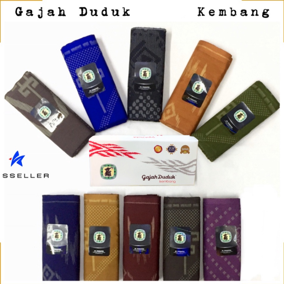 Promo trxVv2V6 Sarung Gajah Duduk Kembang Dus MURAH GROSIR  ECER  SSELLER   Bisa Pilih Warna