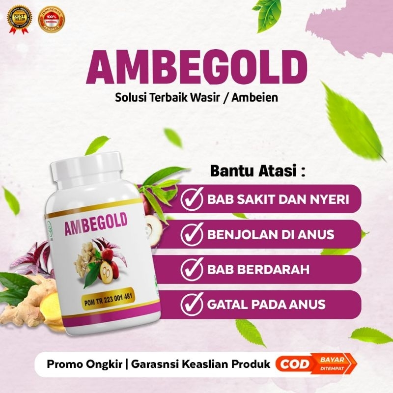 Ambegold Asli Obat Ambeien Wasir Herbal