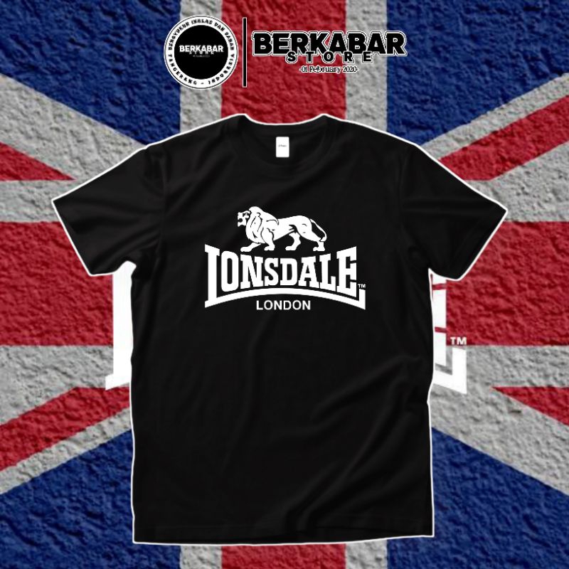 [01] Kaos Lonsdale London Casuals Original [Plastisol] •BerkabarStore•
