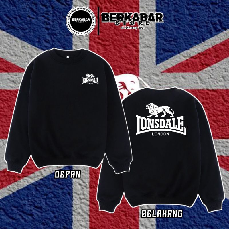 [05] Sweater Crewneck Lonsdale London Casuals Original •BerkabarStore•