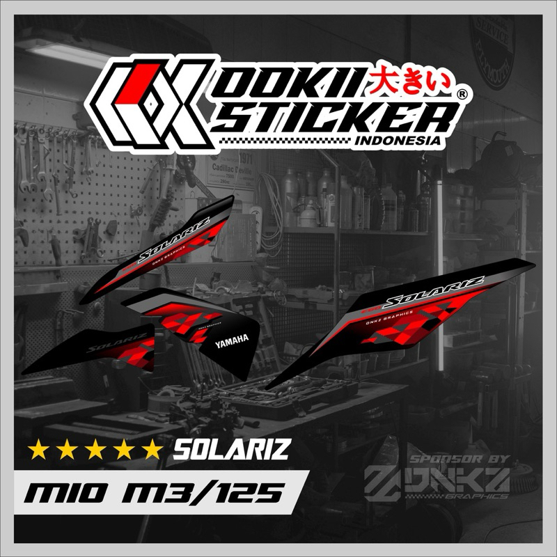 Stiker Mio M3/Z Decal Striping Standar Mio M3/Z Premium Solariz Standar OOKII
