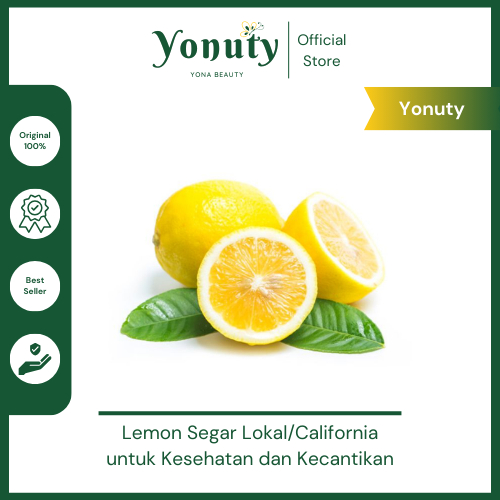 

Yonuty - [Yona Beauty] Lemon Segar Lokal/California untuk Kesehatan dan Kecantikan