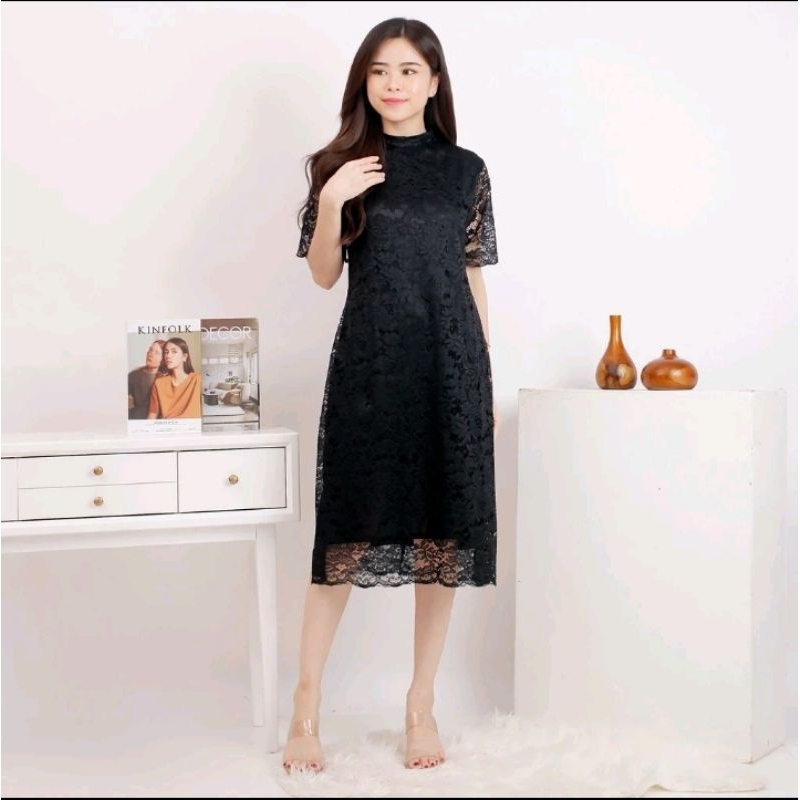 Dress Slim pendek/Dress wanita terbaru/Dress pesta kondangan/Dress Brokat/Dress Wanita