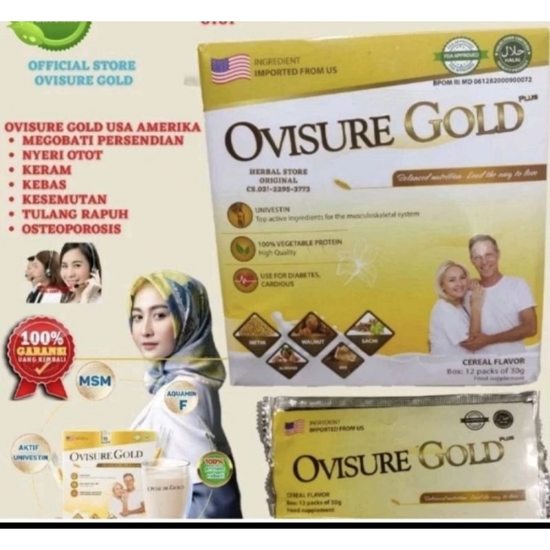 

Ovisure gold asli USA susu herbal atasi persendian tulang sakit.