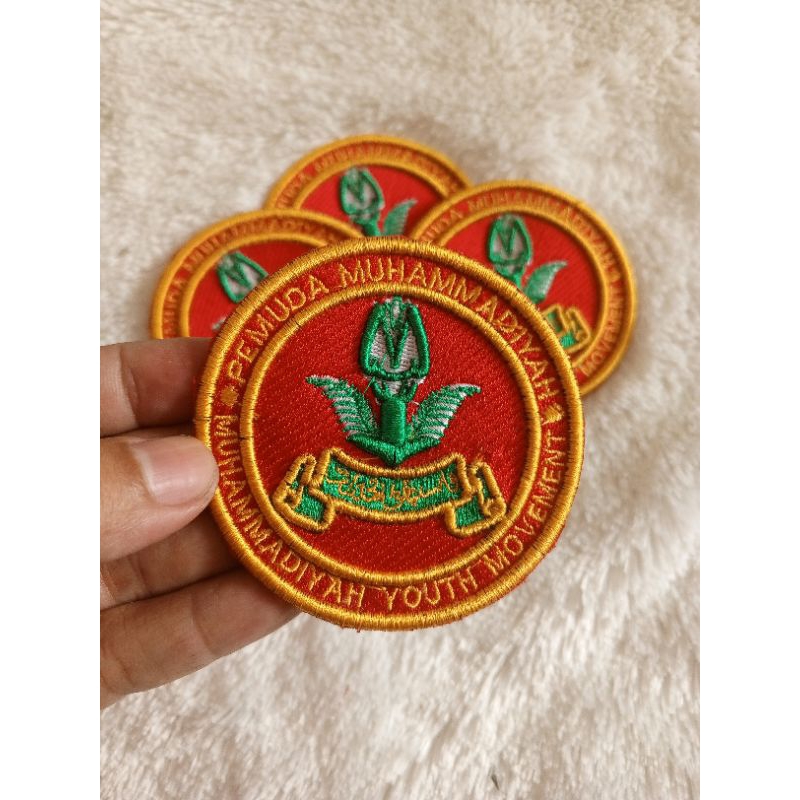 LOGO 3D | BEDGE PEMUDA MUHAMMADIYAH | EMBLEM BORDIR | LOGO PEMUDA MUHAMMADIYAH