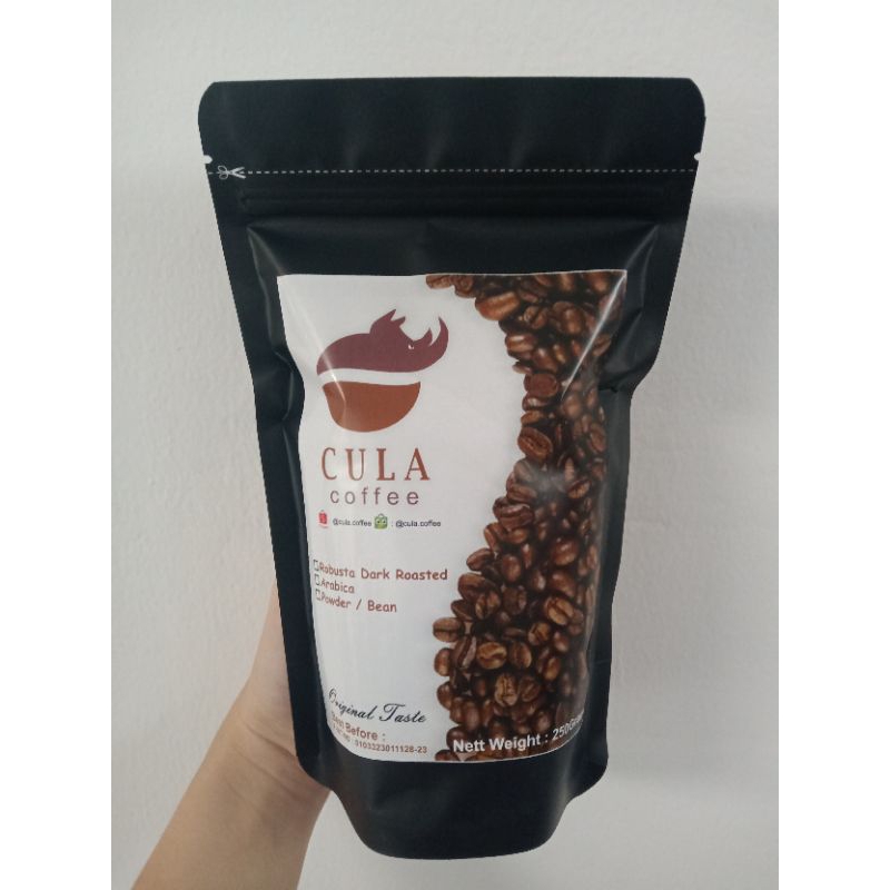 

kopi bubuk robusta manual dark roasted 250gram