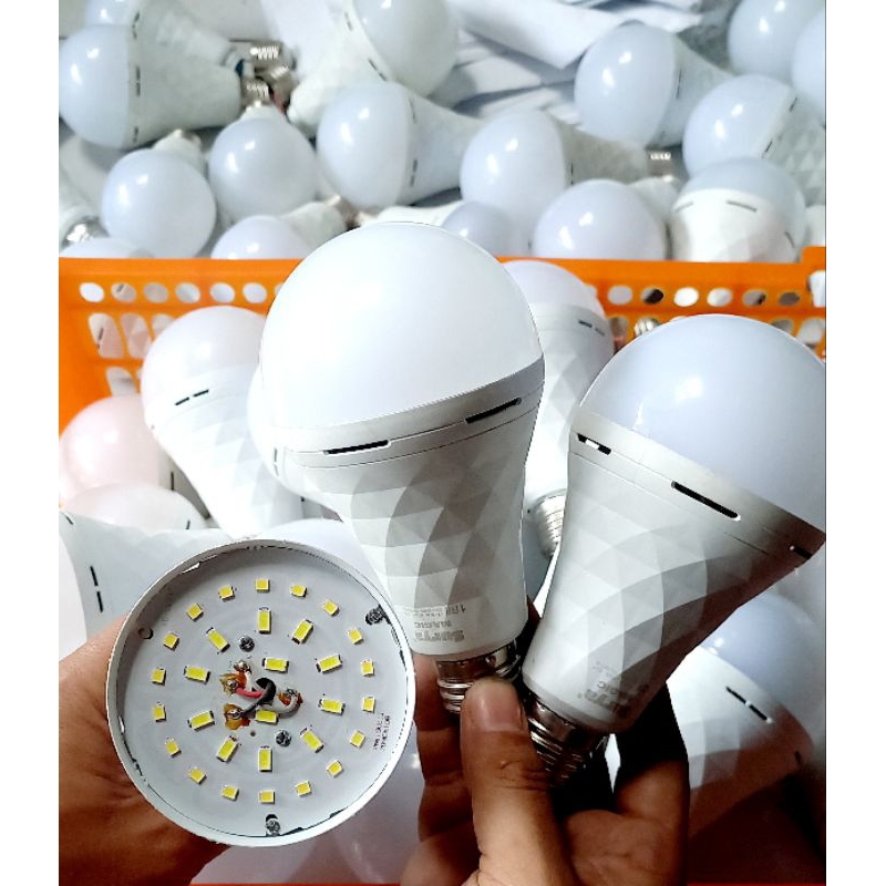 Lampu Led emergency off (mati) 18 watt returan pabrik + batre