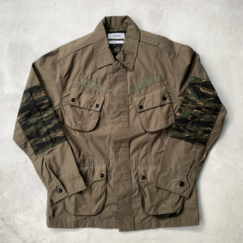 Elhaus Jungle jacket Olive/Tiger Camo (M)
