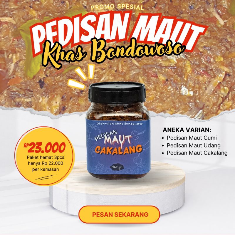 

SAMBAL CAKALANG PEDAS 160gr