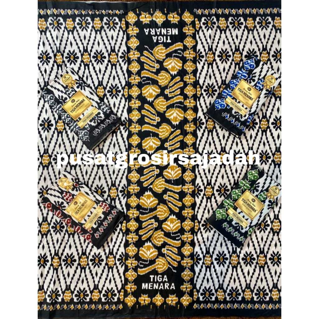 SARUNG GOYOR  SUPER JUMBO PUTIH motif / BIG SIZE  ORIGINAL