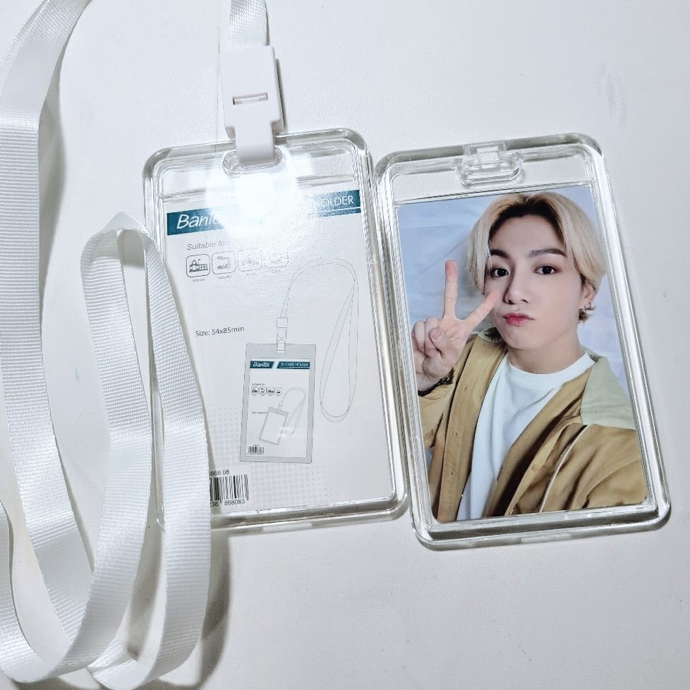TERBARU Bantex Photocard Holder Acrylic ID Card Toploader