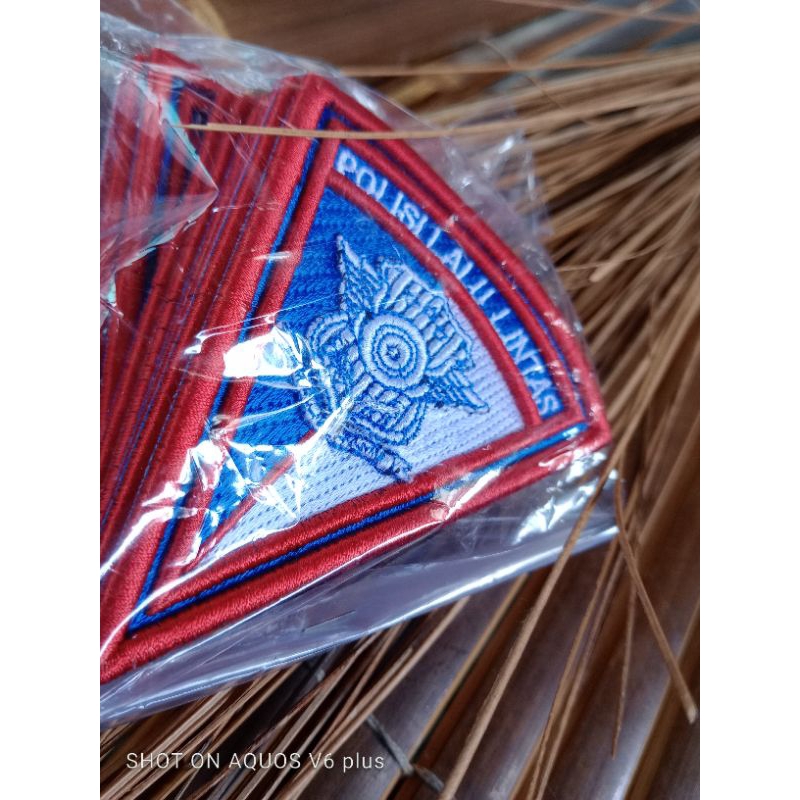 POLANTAS BORDIR TIMBUL brevet polisi lalu lintas