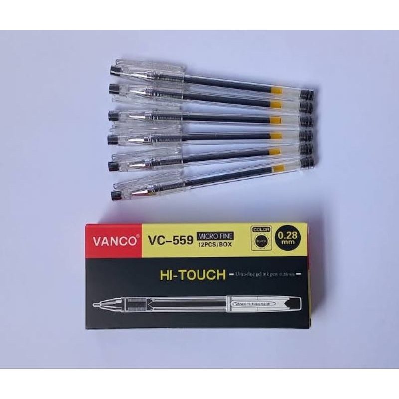 

✨Q_S25✨ ECER (1 Pcs) Pulpen Hi-Touch Vanco VC-559 Micro Fine 0,28mm