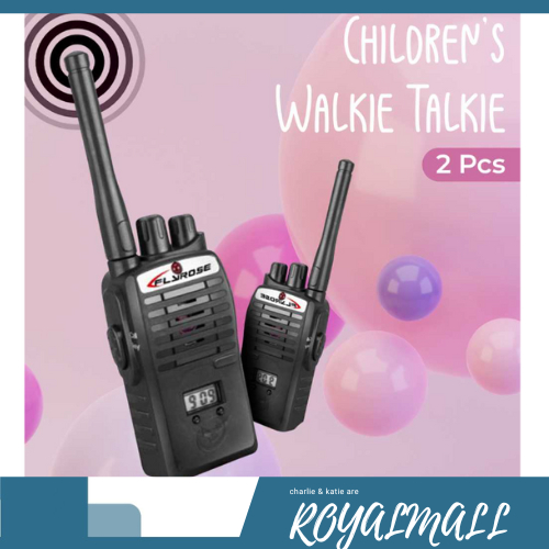 Kids Walkie Talkie 2 PCS / Mainan Radio Ht Polisi Walkie Talkie Walki Talki Walky Talky Walking Toys
