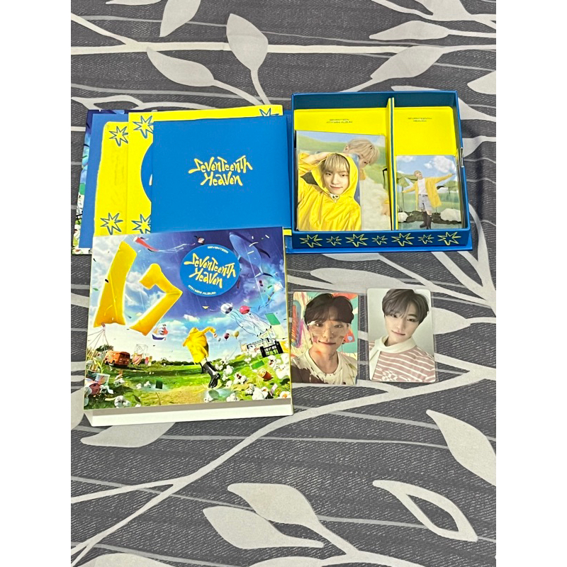 DINO SEVENTEENTH HEAVEN BINDER BOOKLET ALBUM FACE THE SUN CARAT VERSION CARVER YOUR CHOICE M2U