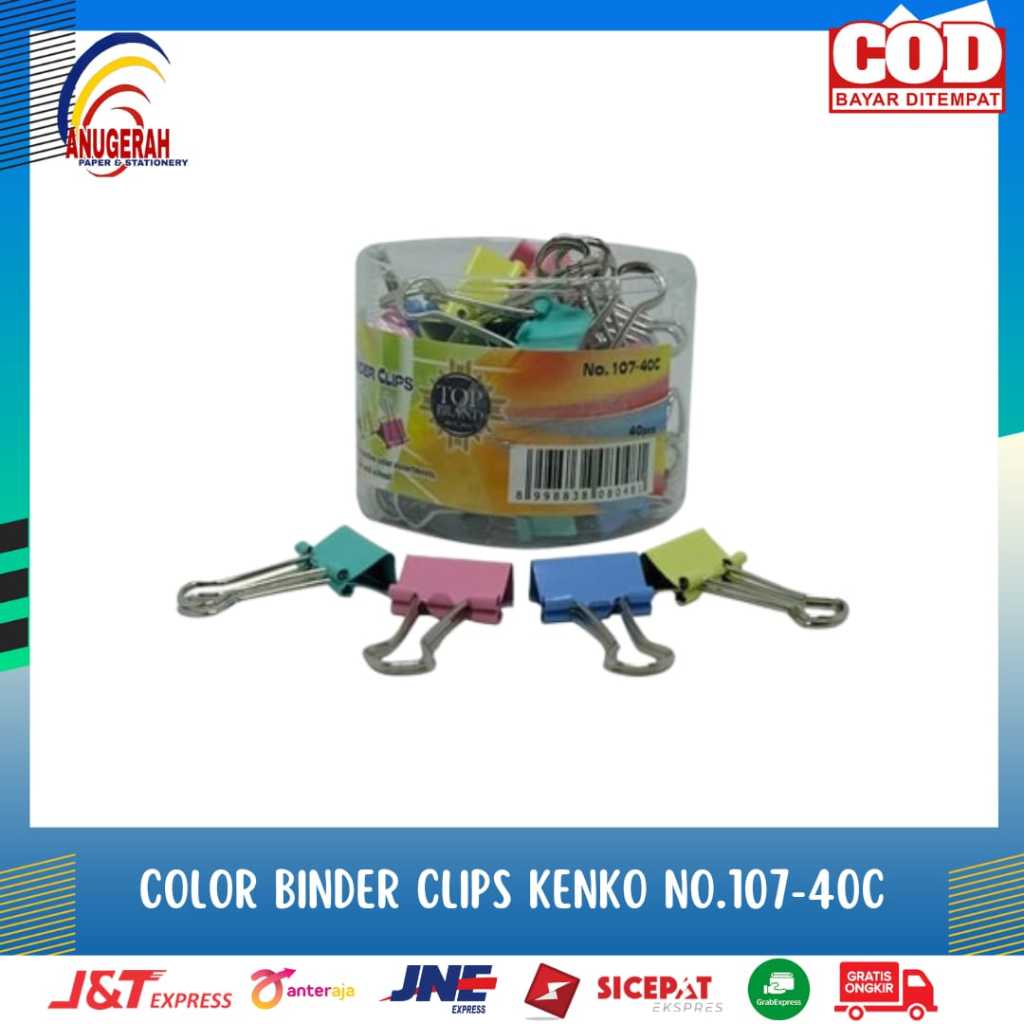 

BINDER CLIP KENKO 107 WARNA (PAK)