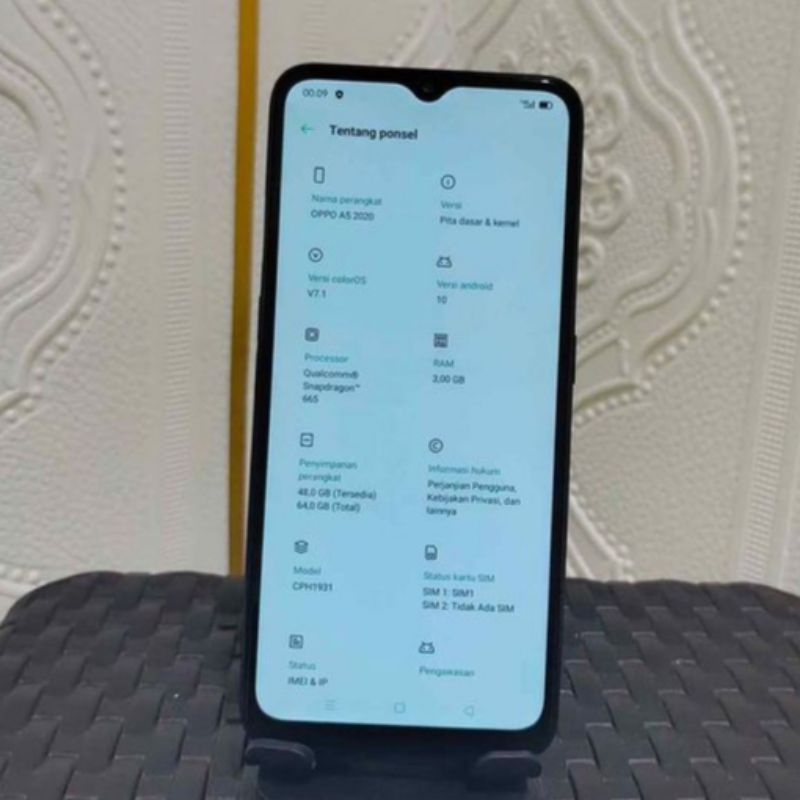 Oppo a5 2020 3/32 (no minus siap pakai)