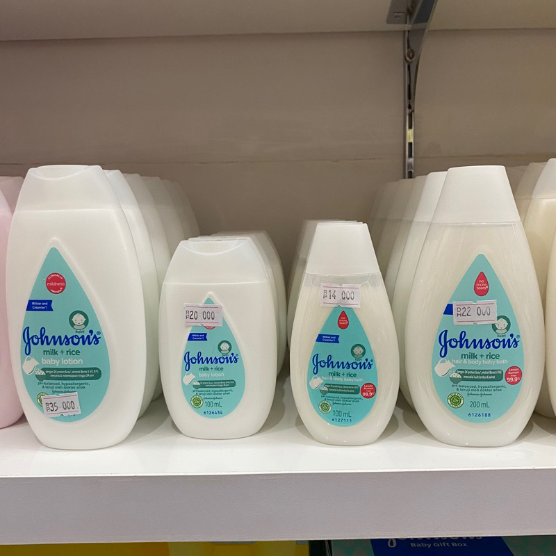 Littlezyan - Johnson’s Milk + Rice Baby Lotion / Hair & Body Bath