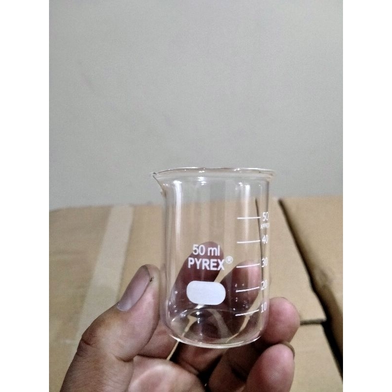 Beaker glass 50 ml Pyrex