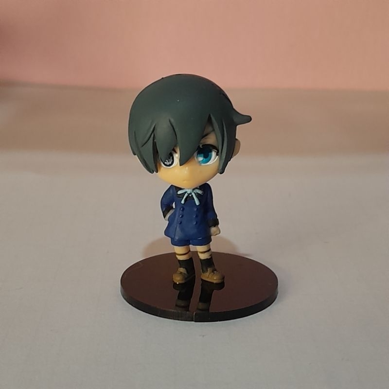 Figure Gantungan Kunci kecil Ciel Phantomhive Black Butler Kuroshitsuji ori Bandai