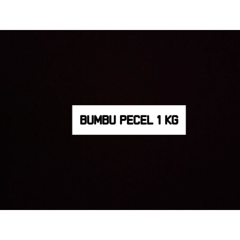 

BUMBU PECEL MADIUN 1KG/SAMBAL PECEL/PECEL/BUMBU PECEL PEDES MANIS