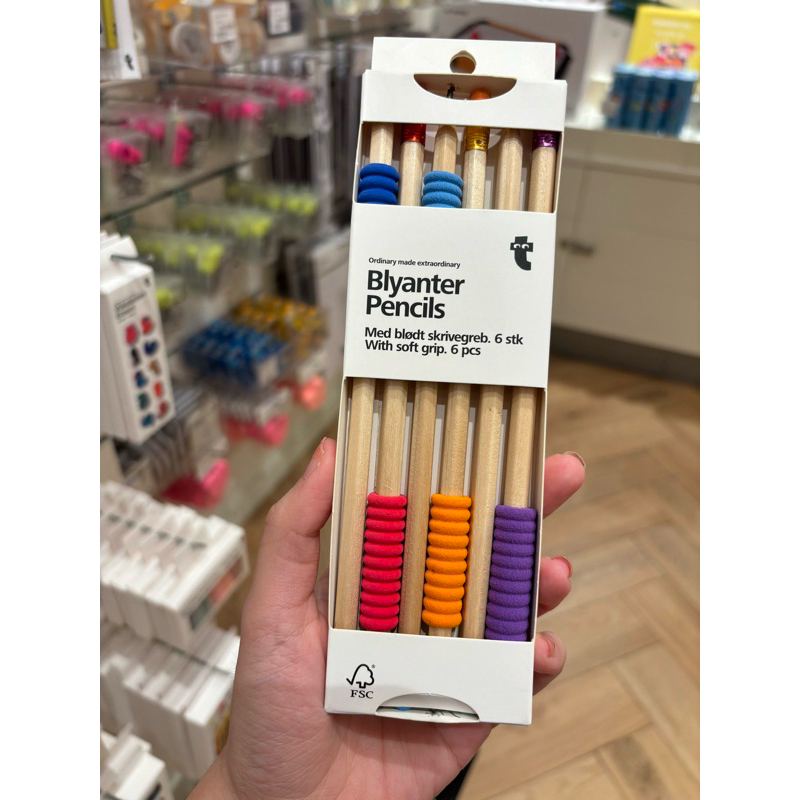 

JASTIP FLYING TIGER - 6pcs Pencil with Soft Grip