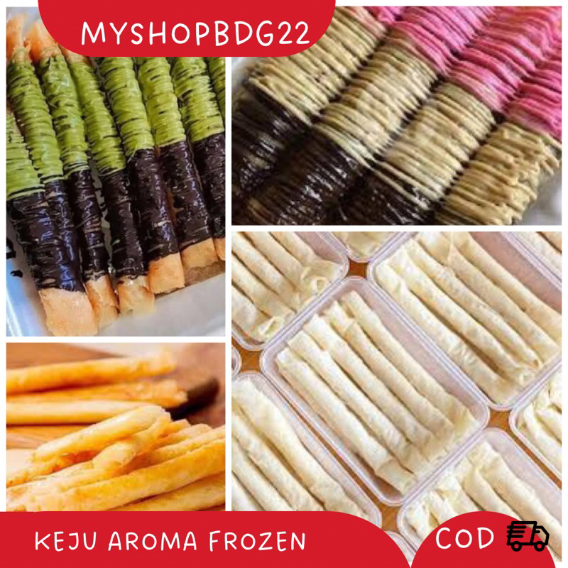 

KEJU AROMA cheese roll kemasan Frozen isi 10 Pcs