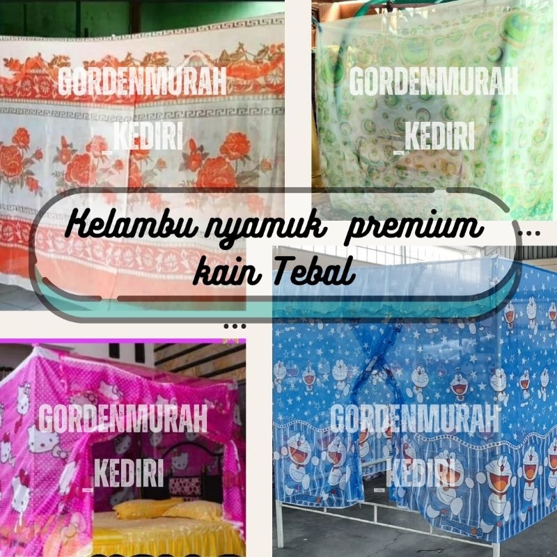 KELAMBU TIDUR ANTI NYAMUK KOTAK MANOHARA MURAH TEBAL / SLAMBU NYAMUK PINTU SAMPING/KELAMBU NYAMUK KO