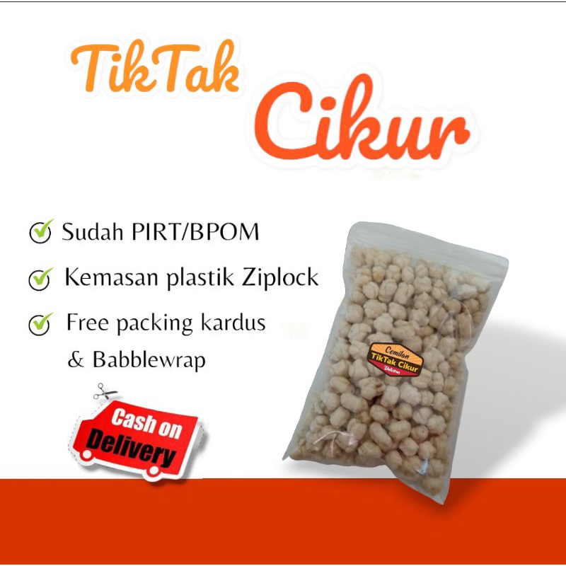 

Cemilan Tiktak Cikur / Sukro Cikur 100 Gram