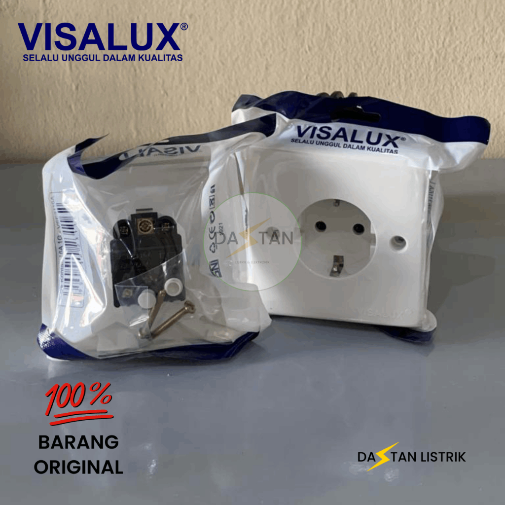 Stop Kontak  Clasic Visalux Original / Stop Kontak Tanam Visalux 3021 / Stop Kontak Tanam Original