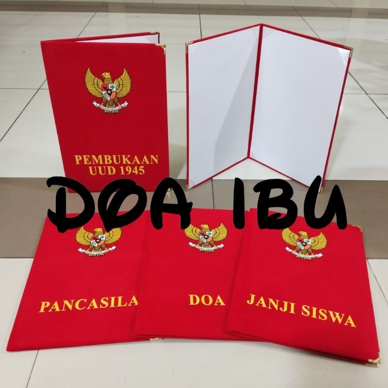 

best seller custom warna map kantor map upacara bendera map sekolah warna merah 1set full colour