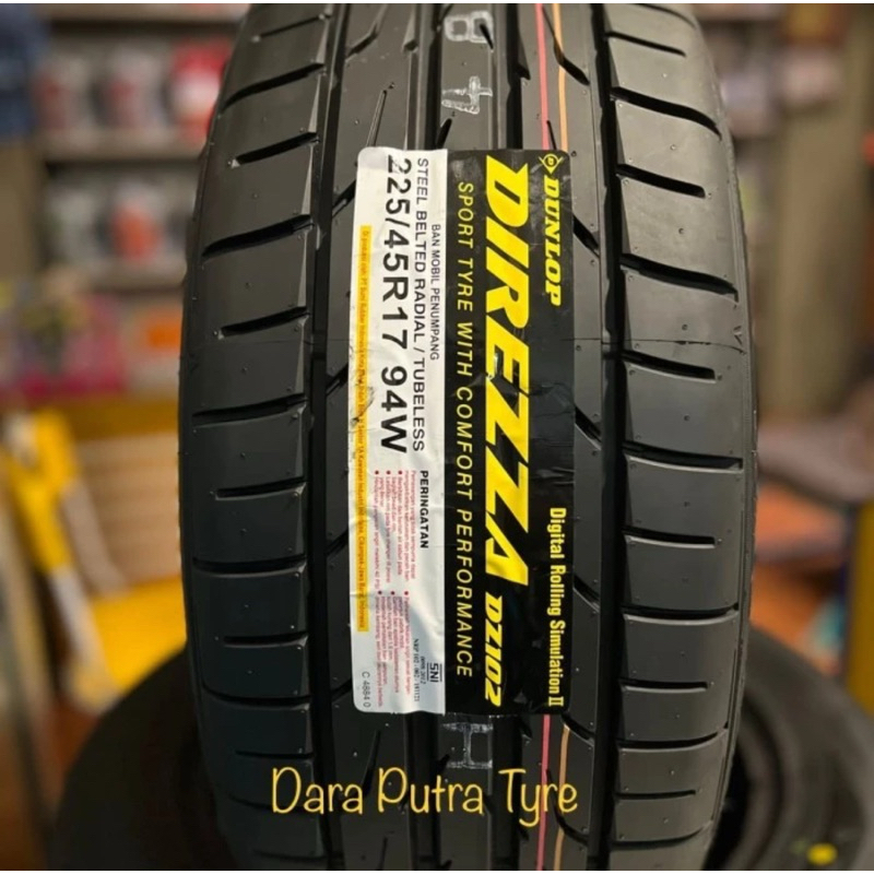 Ban 225/45 R17 94W Dunlop Direzza 102 Ban Mobil 225 45 17